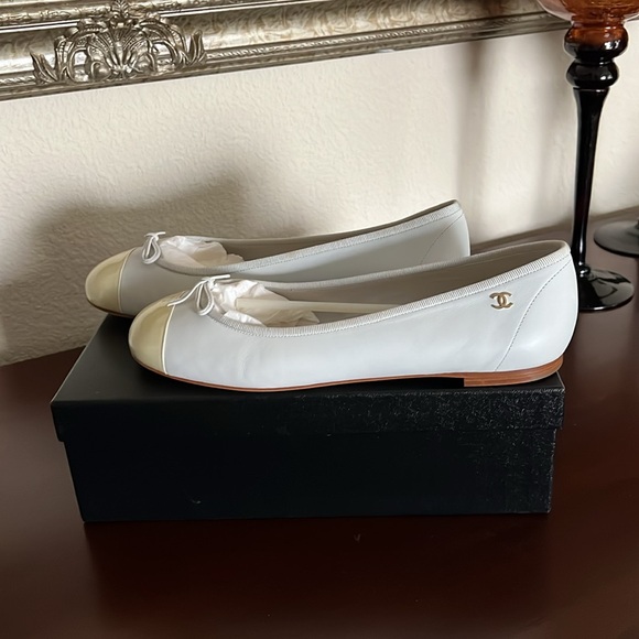 Authentic Chanel Flats Ballerines 39C - Picture 6 of 13